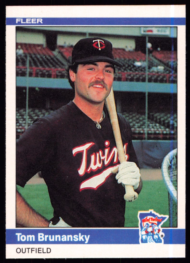 1984 Fleer Tom Brunansky Minnesota Twins #557 | eBay