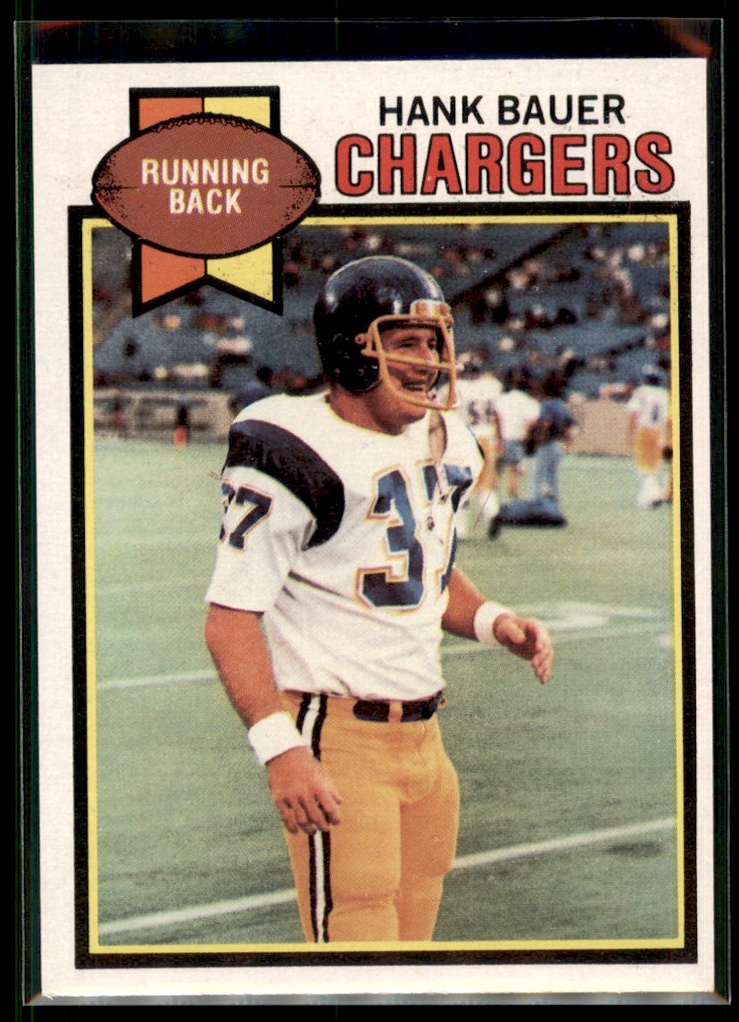 1979 Topps Hank Bauer San Diego Chargers RC #499 | eBay