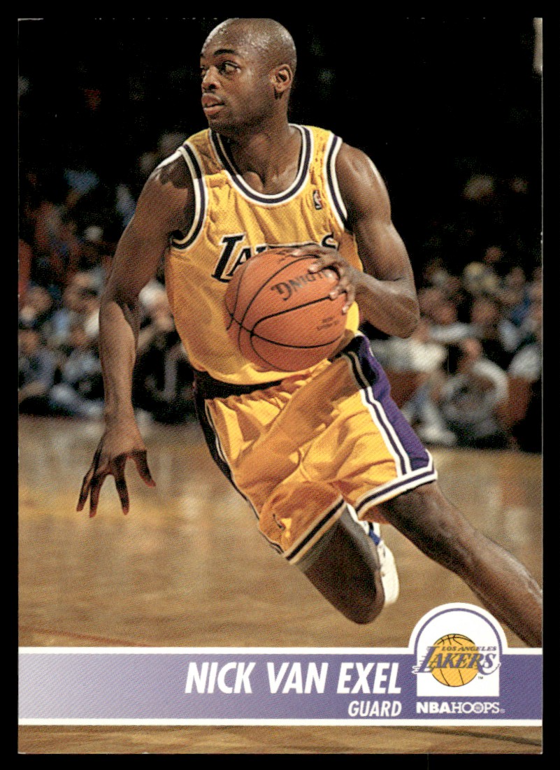 1994-95 NBA Hoops #105 Nick Van Exel Los Angeles Lakers | eBay