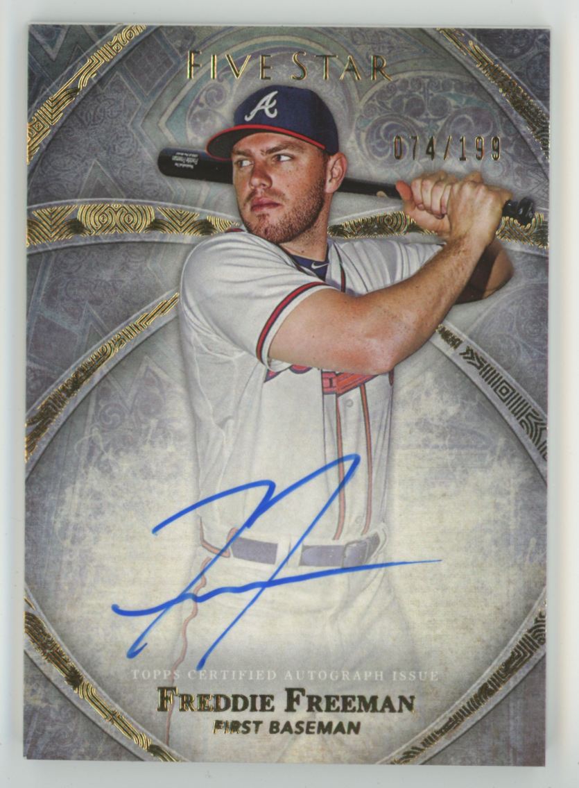Freddie Freeman 2014 Topps Five Star Auto /199 #FSA-FF