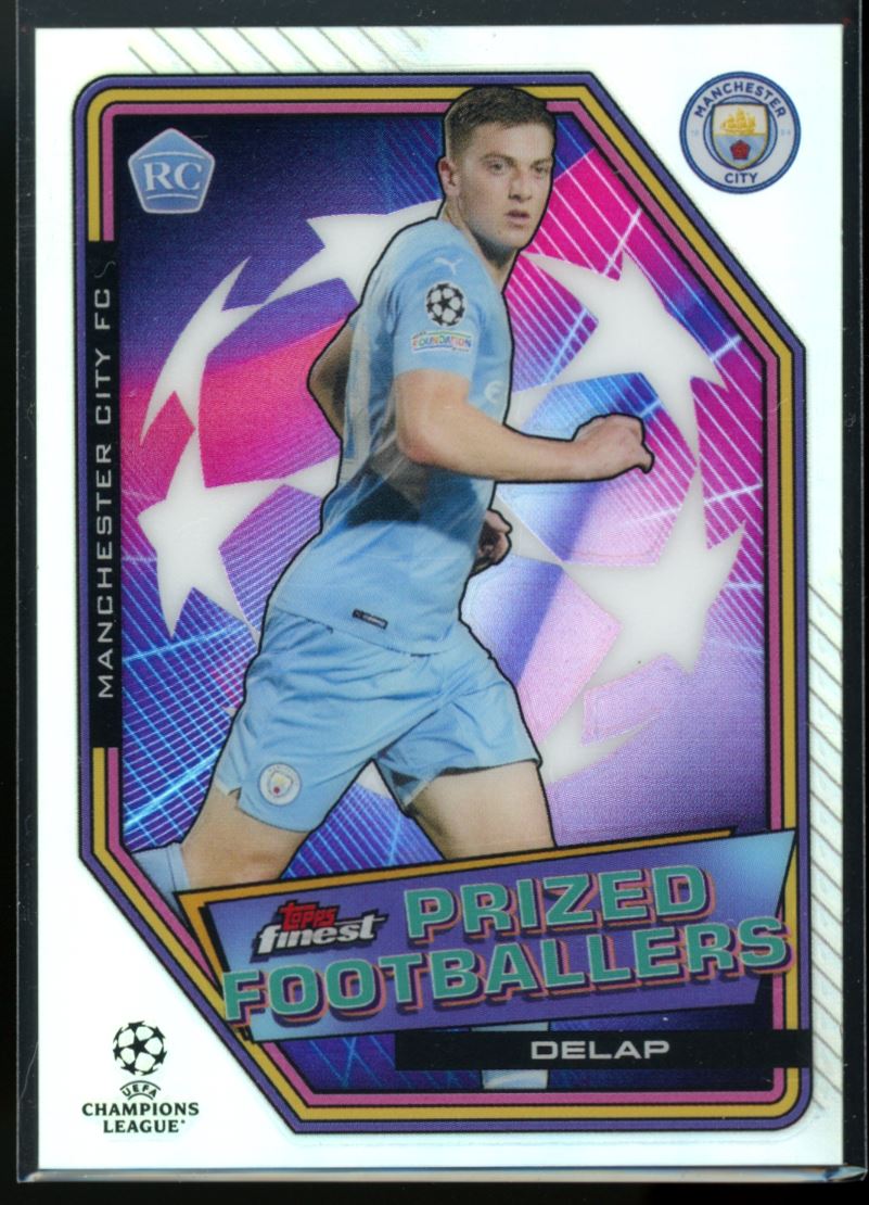 2021 Topps Finest Uefa Champions League Prized Footballers Liam Delap