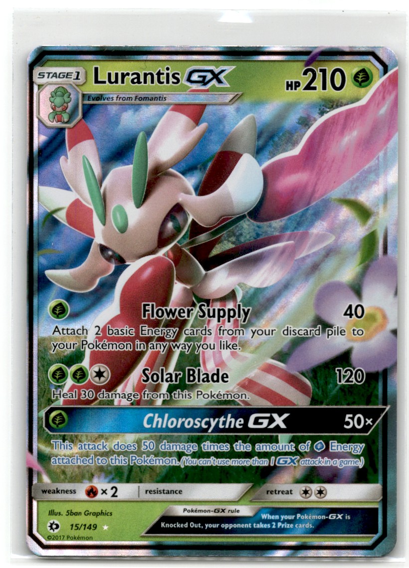Pokemon Trading Card TCG Lurantis-GX #15 | eBay