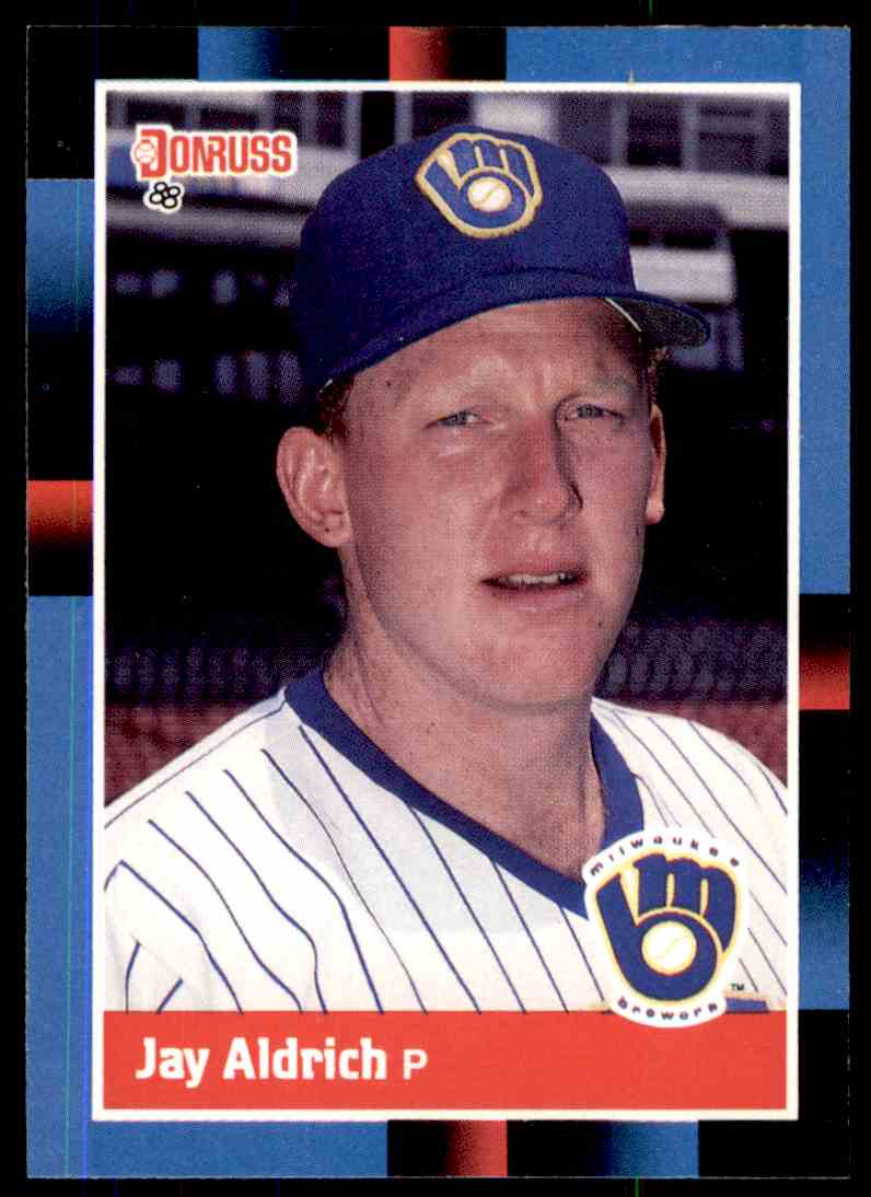 1988 Donruss Baseball Jay Aldrich #460