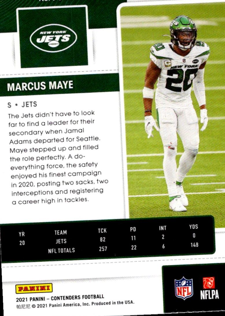 2021 Panini Absolute Green Terry McLaurin #20 card back image