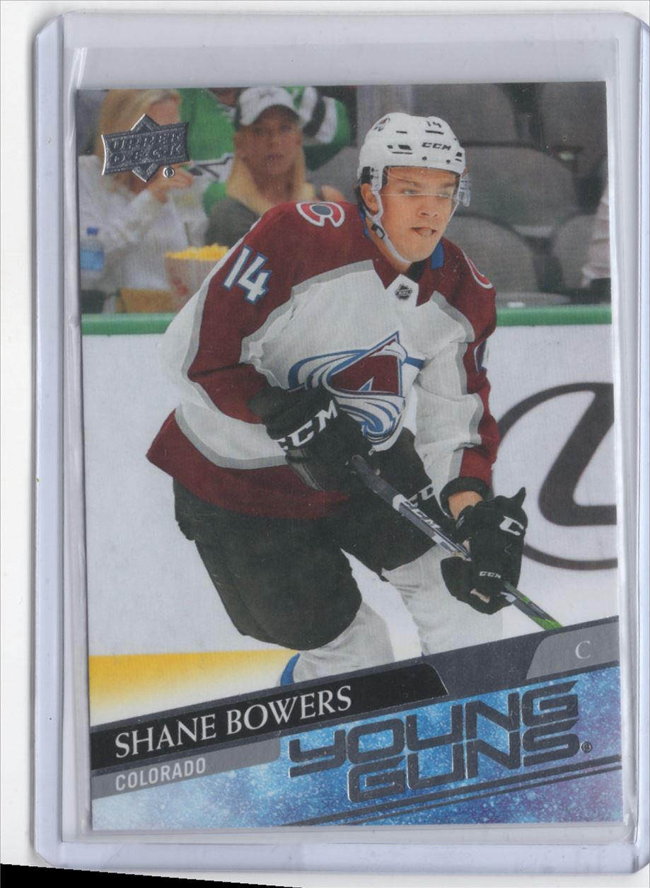 2020-21 Upper Deck Series 1 Young Guns Shane Bowers #240 on Kronozio