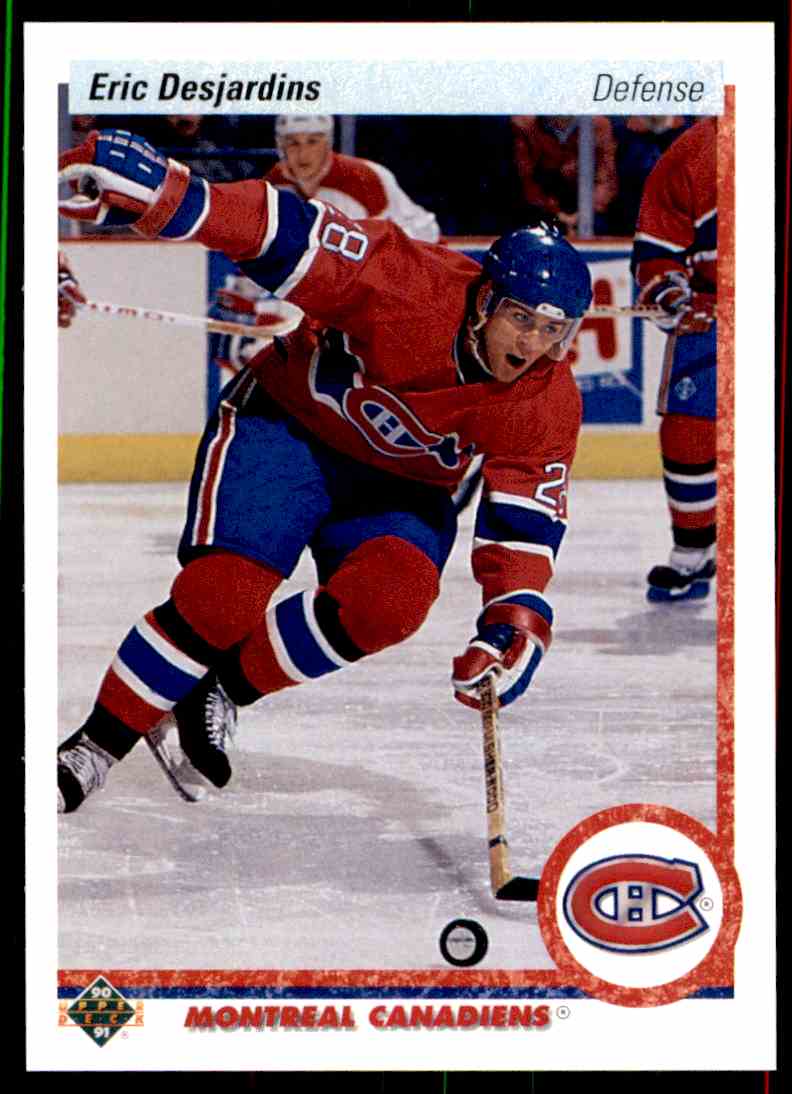 1990-91 Upper Deck UD NHL Eric Desjardins #428