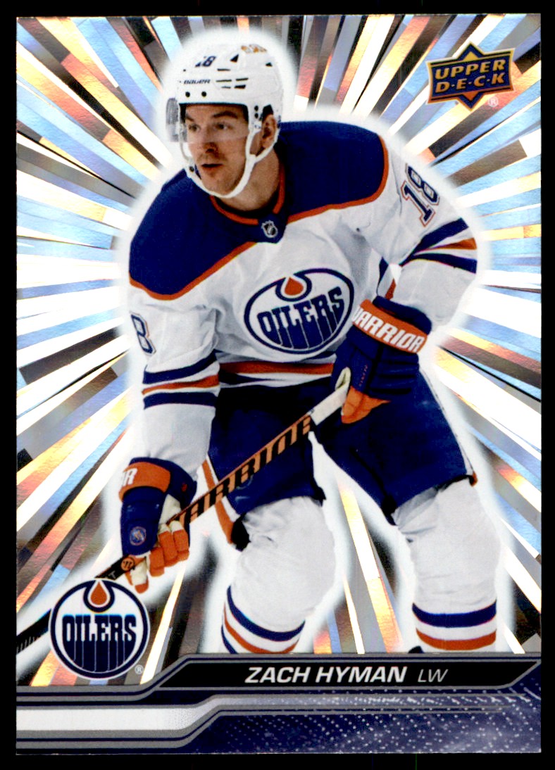 2023-24 Upper Deck Outburst Silver Parallel Zach Hyman #68