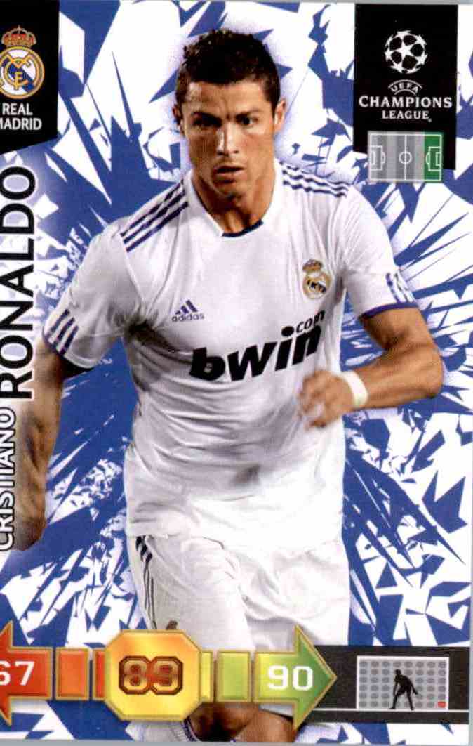 Champions League Panini 2010/11. Ronaldo Panini.