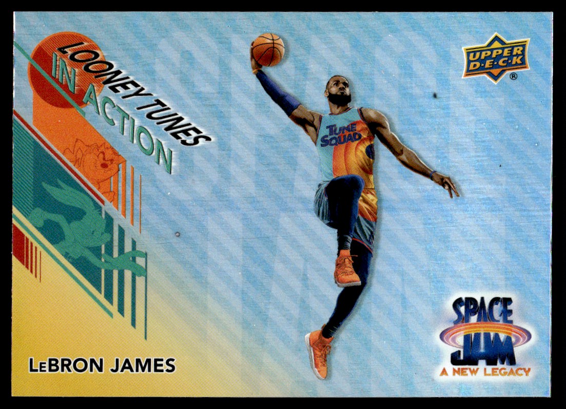 LeBron James IA-1 In Action 2021 Upper Deck Space Jam New