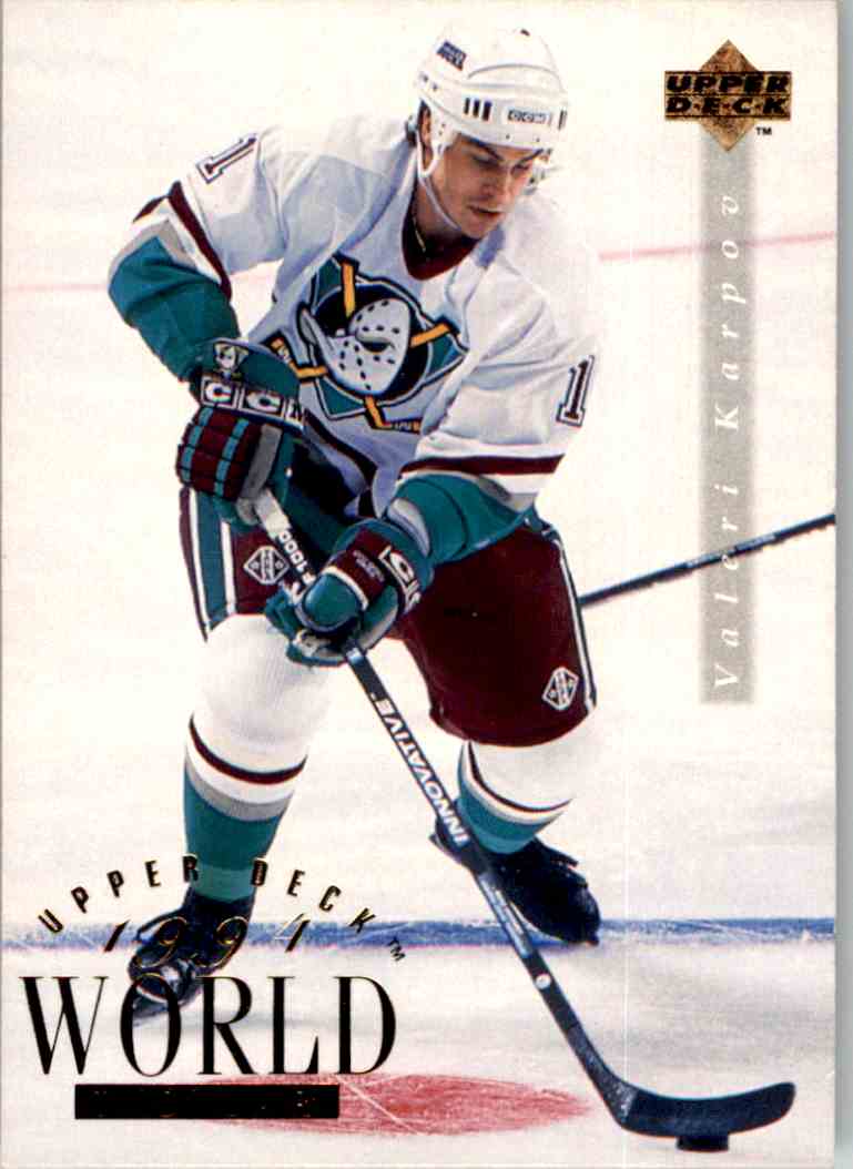 1994-95 Upper Deck World Tour Valeri Karpov #570