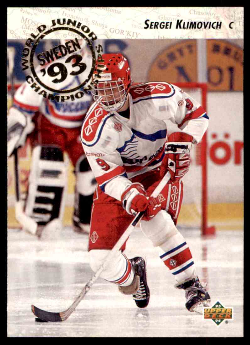 1993-94 Upper Deck UD NHL Sergei Klimovich #275