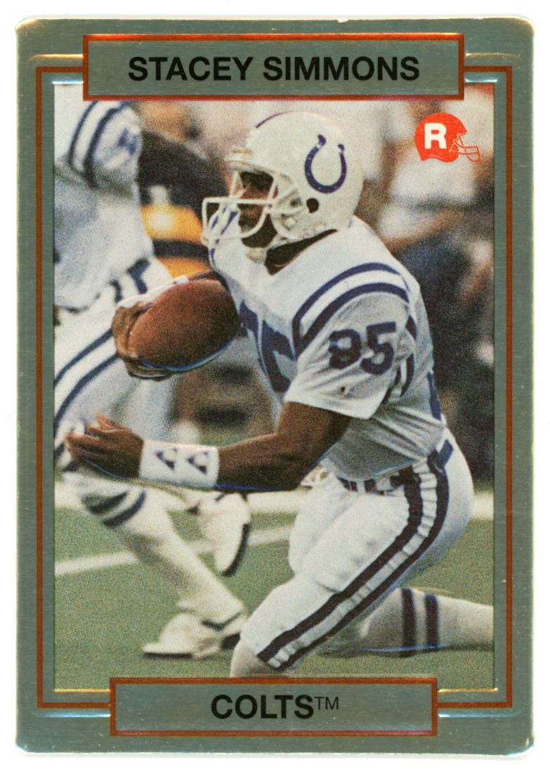 1990 Action Packed Rookie Update Stacey Simmons RC Indianapolis
