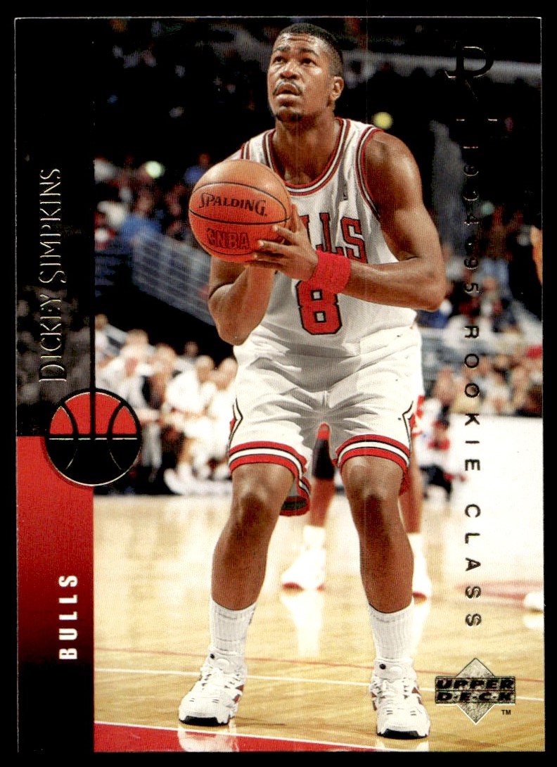 1994-95 Upper Deck Dickey Simpkins RC Chicago Bulls #201 | eBay