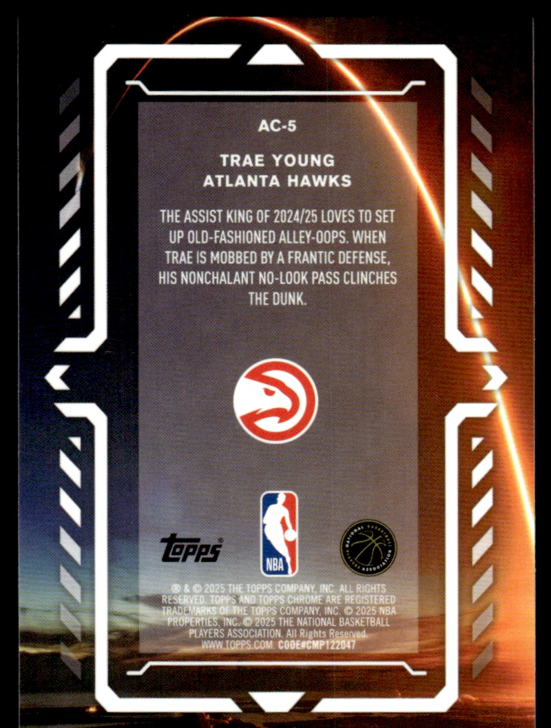 TRAE YOUNG 2025-26 TOPPS CHROME ACTIVATORS #AC-5 | eBay