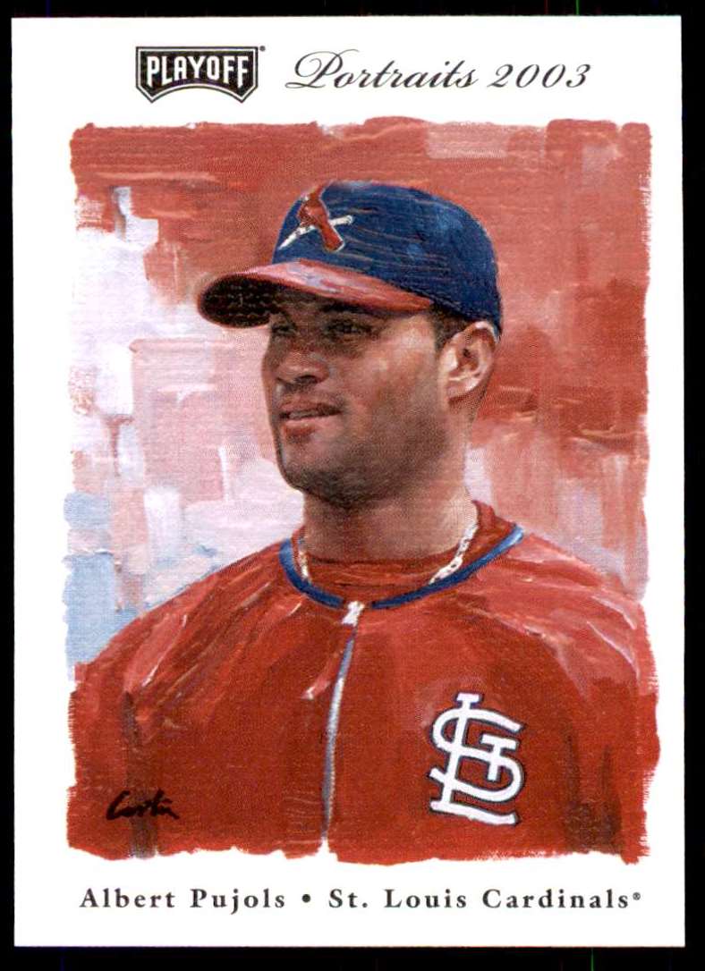2003 Playoff Portraits Albert Pujols St. Louis Cardinals #31 | eBay