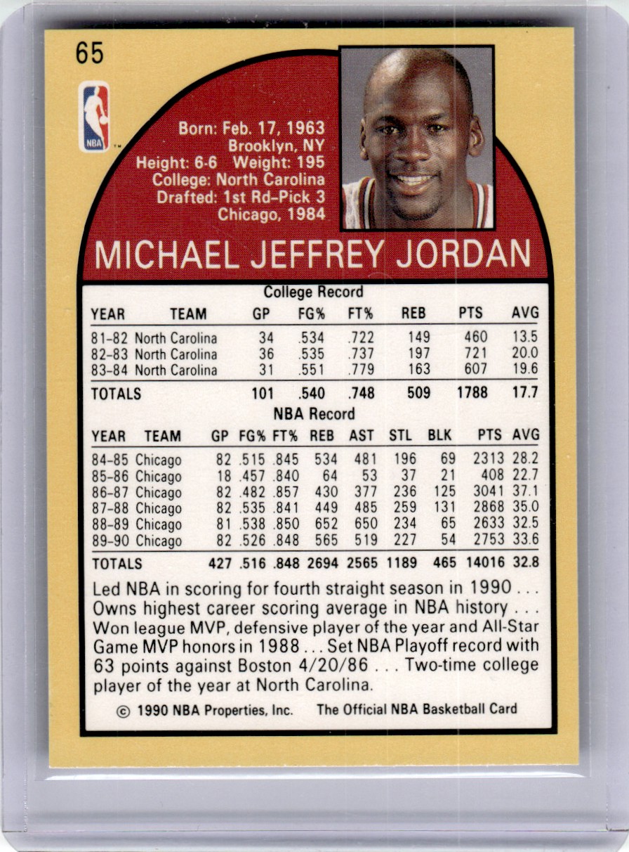 1990-91 Hoops Michael Jordan Chicago Bulls #65 | eBay