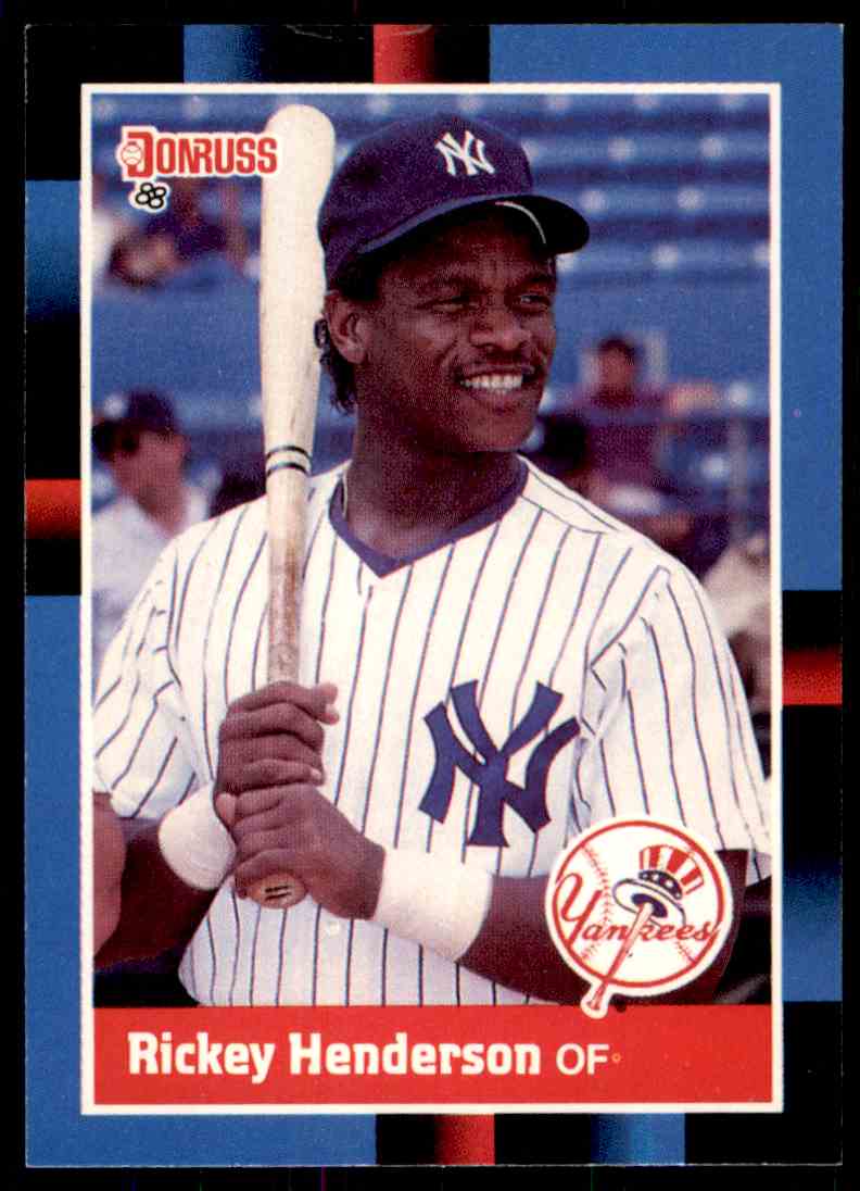 1988 Donruss MLB Baseball Rickey Henderson #277