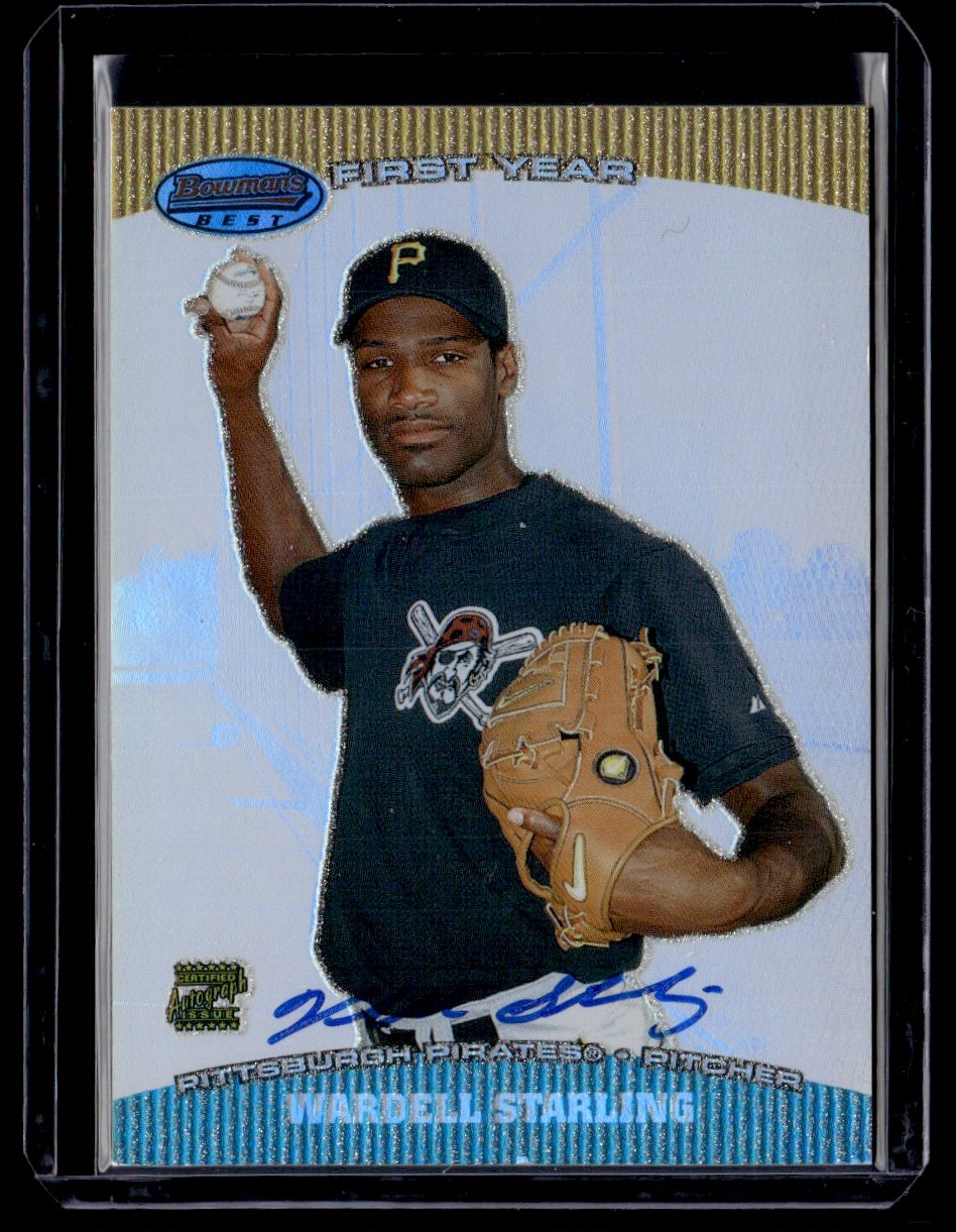 2004 Bowman's Best Auto Wardell Starling #BB-WS card front image