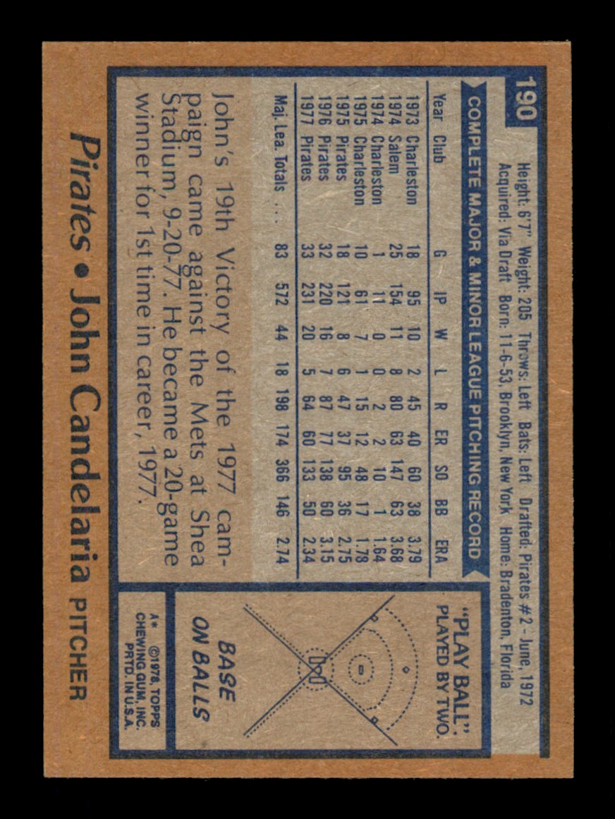 Topps Baseball #1-250 1978 - TÚ ELIGES - Completa tu conjunto - Imagen 379 de 499