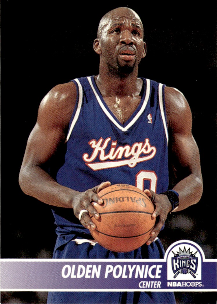 1994-95 NBA Hoops Basketball Card Olden Polynice Sacramento Kings