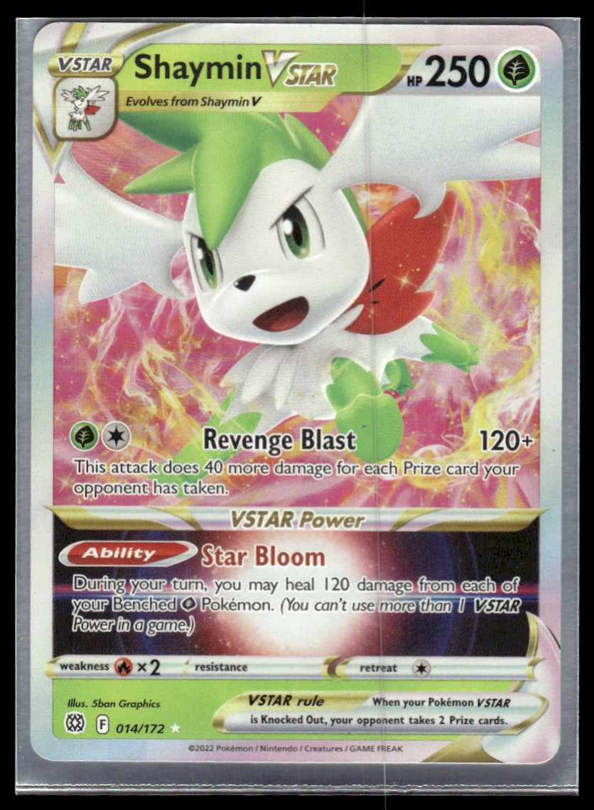 2022 Sword & Shield - Brilliant Stars Shaymin VSTAR #014 on Kronozio 2022 Sword & Shield - Brilliant Stars Shaymin VSTAR #014 on Kronozio