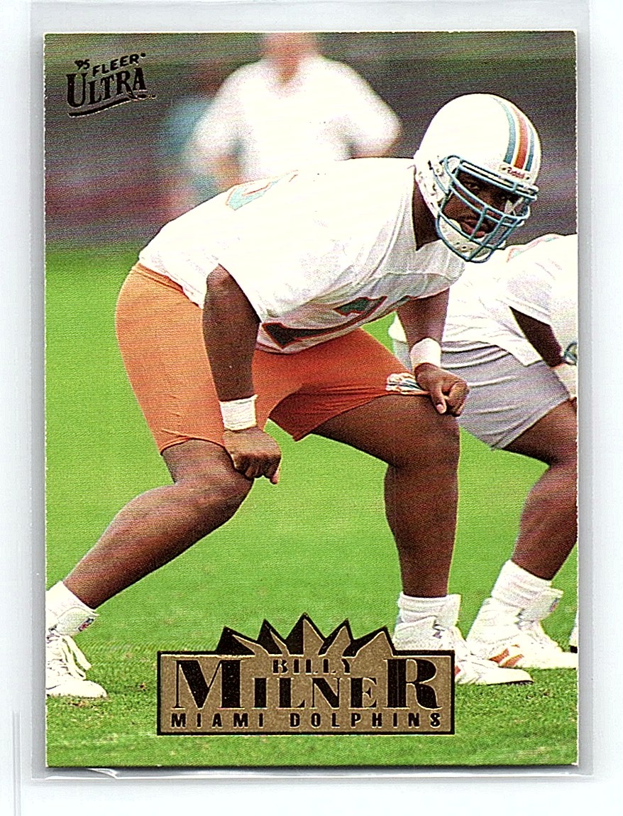 1995 Fleer Ultra Billy Milner Miami Dolphins #180 | eBay