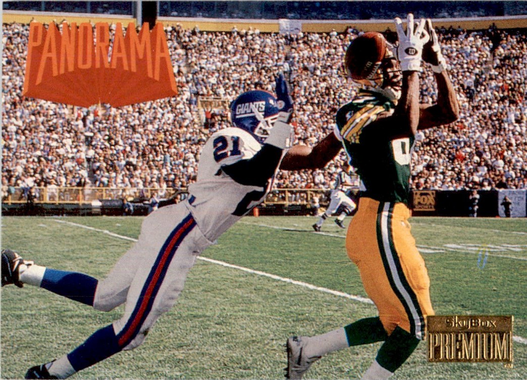 1996 SkyBox Premium Panorama Robert Brooks/Willie Beamon Packers
