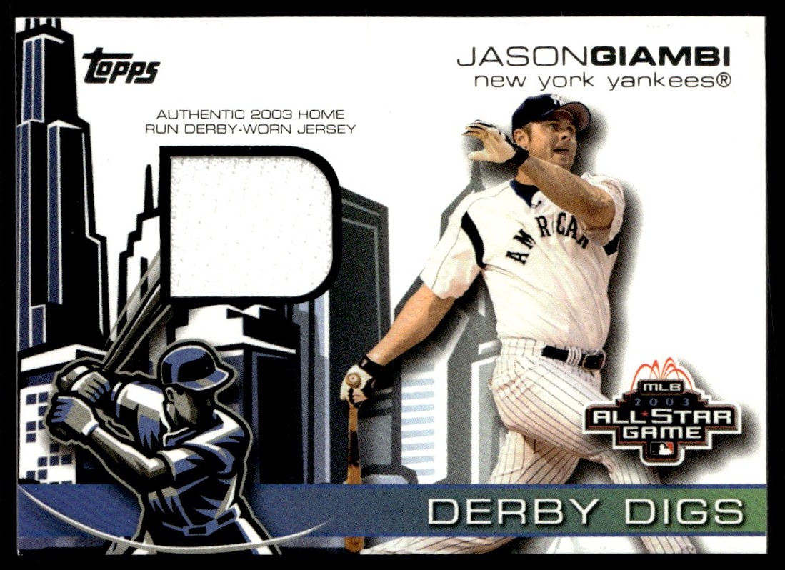 2004 Topps Derby Digs Jason Giambi New York Yankees #DDR-JG Insert