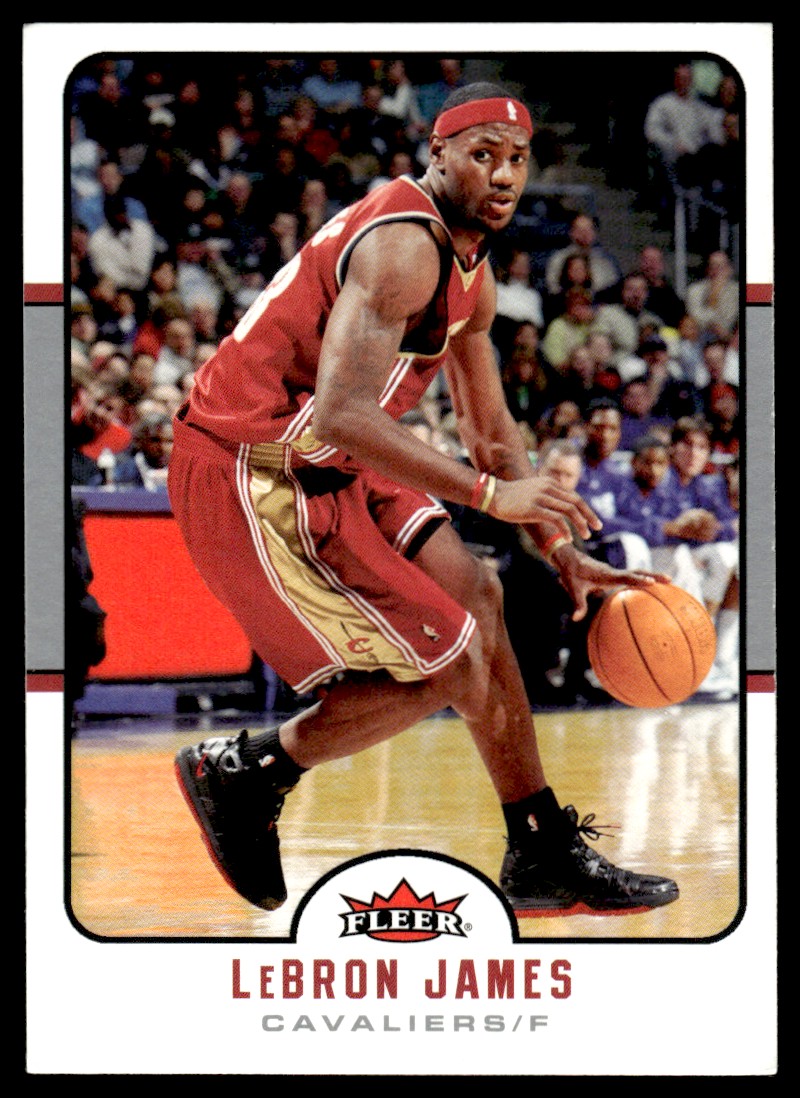 2006-07 Fleer Basketball Card LeBron James Cleveland Cavaliers #32 