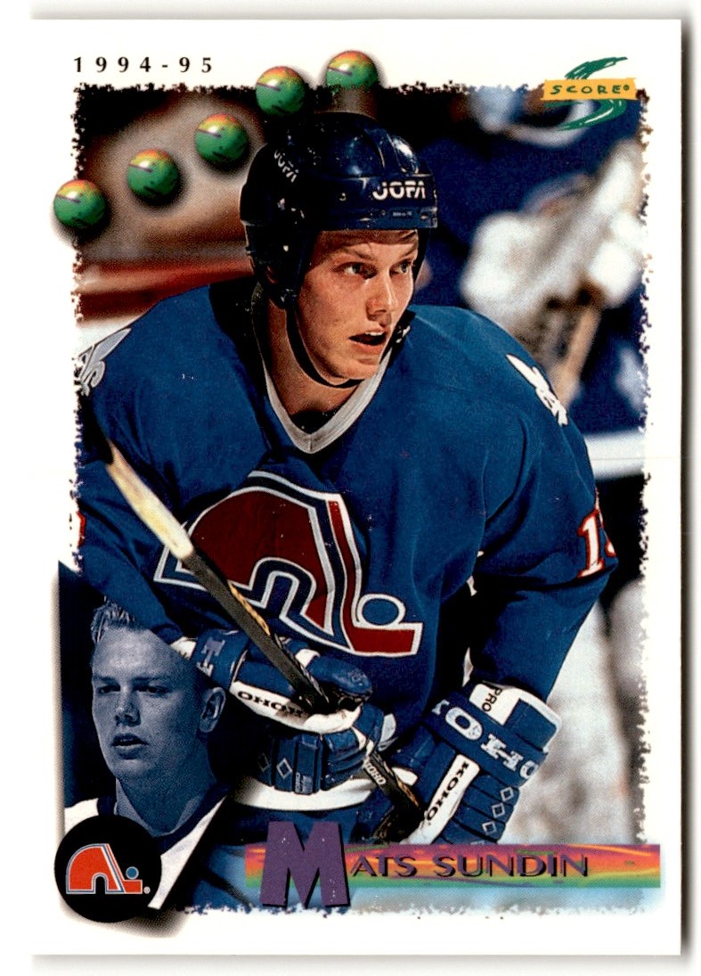 Mats Sundin 1994-95 Score #89 Quebec Nordiques | eBay