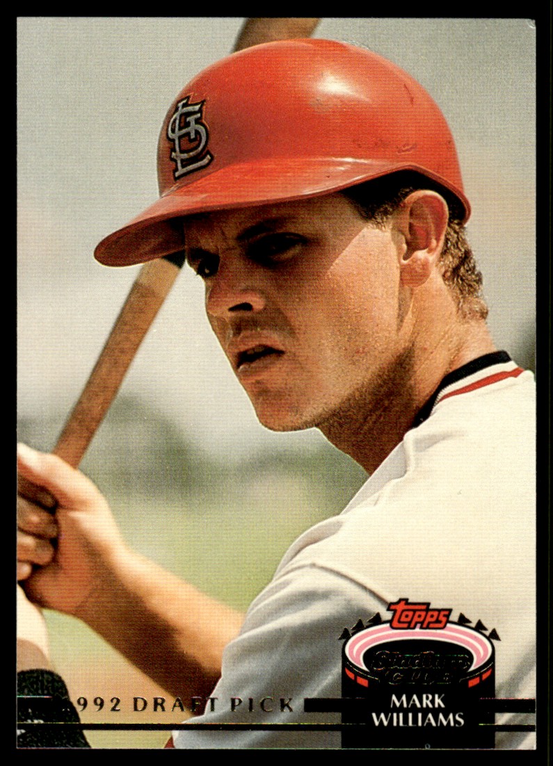 1993 Topps Stadium Club Murphy Draft Pick Mark Williams #11
