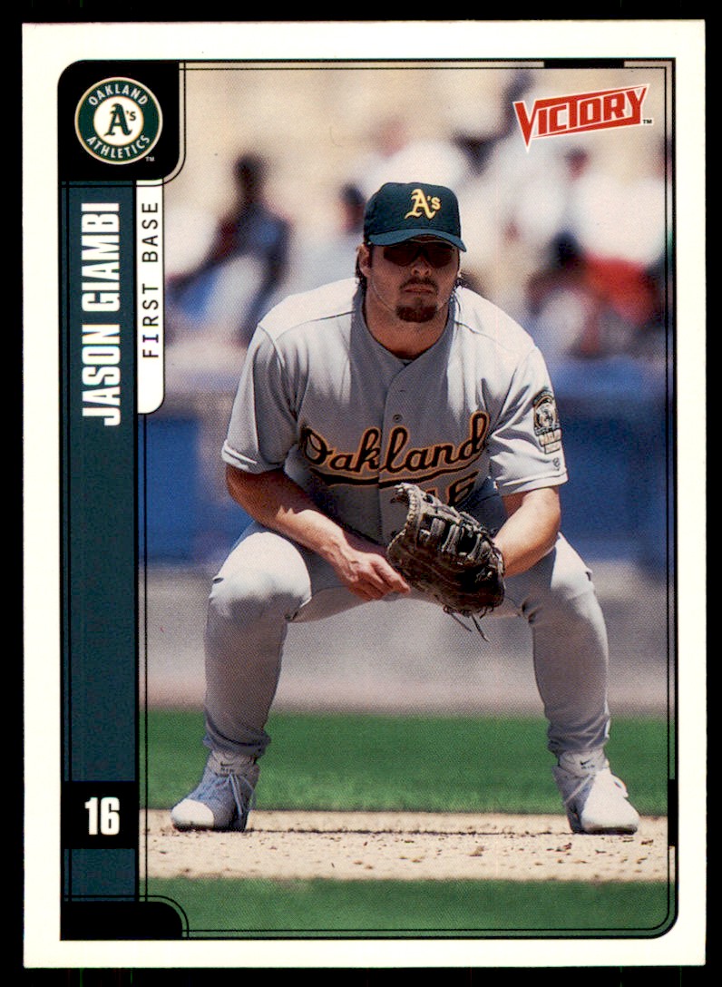 Jason Giambi Oakland athletics ジアンビ 2000 Upper Deck Victory # 24 Jason Giambi Oakland Athletics