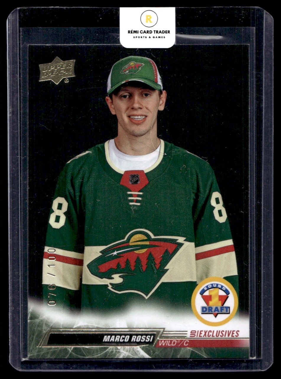 2022-23 Upper Deck 1st Round Draft Exclusives Marco Rossi #734 on