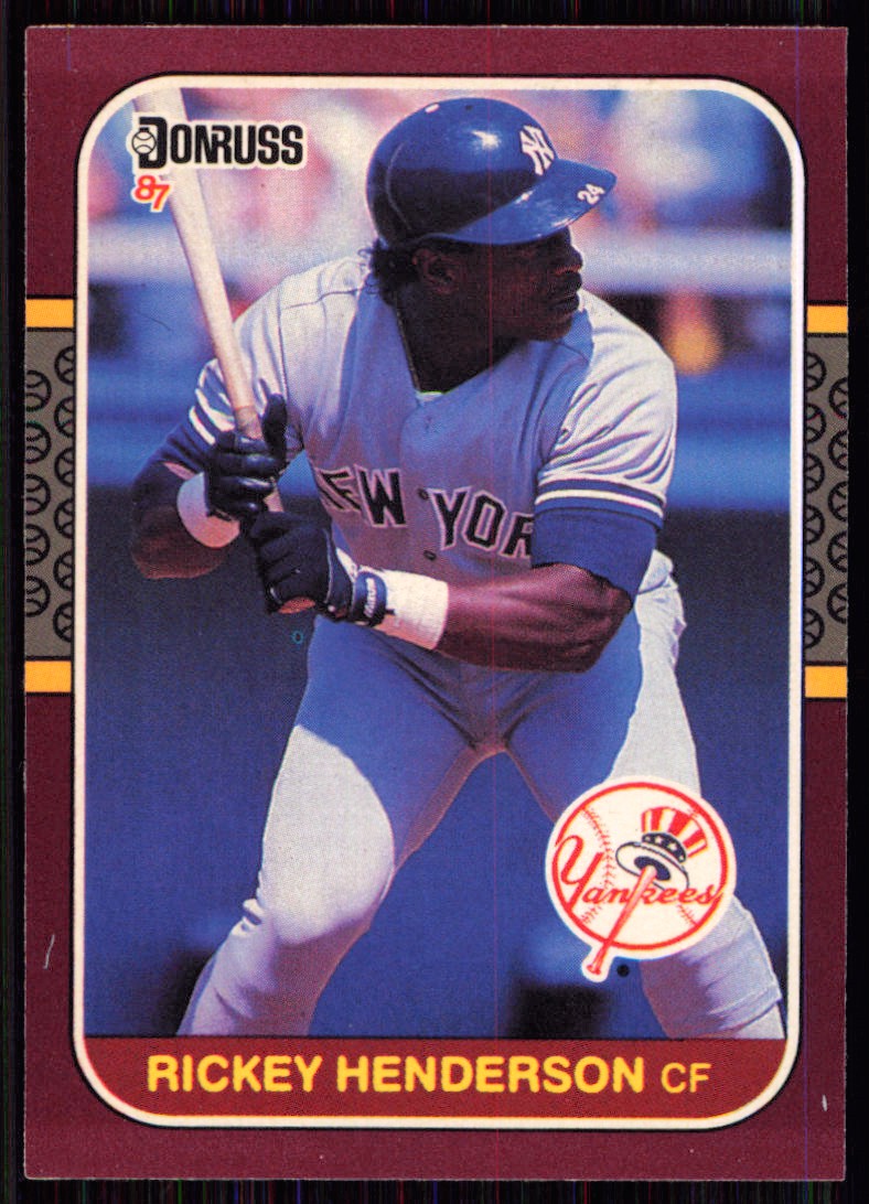 1987 Donruss Opening Day Rickey Henderson New York Yankees #248 | eBay