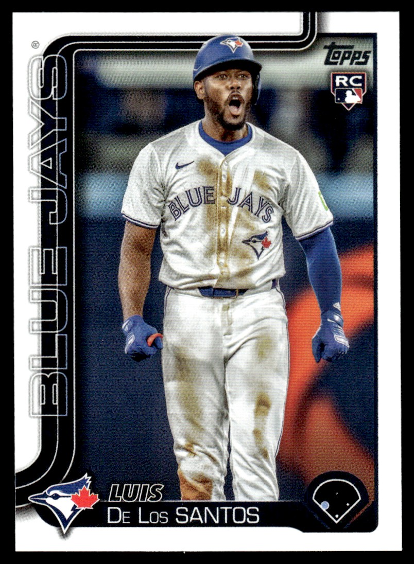 LUIS De Los SANTOS 2025 Topps Series 1 Rookie Card RC #13 Toronto