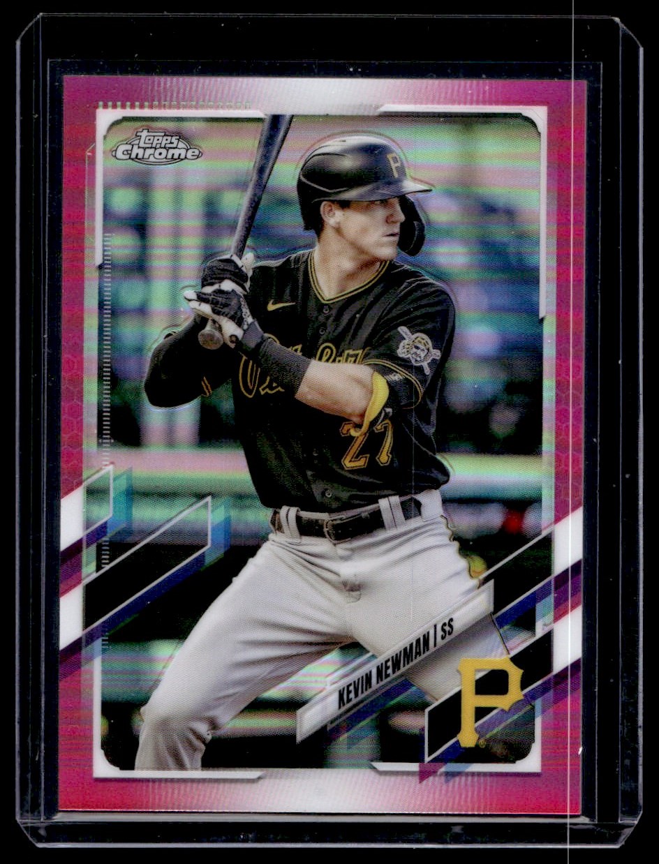 2021 Topps Chrome Magenta Refractor Kevin Newman 056/399