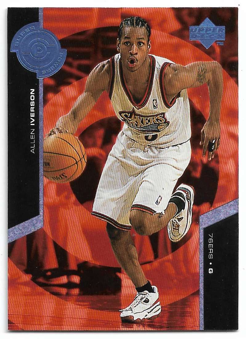 1998-99 Upper Deck Super Powers Allen Iverson #S20 on Kronozio