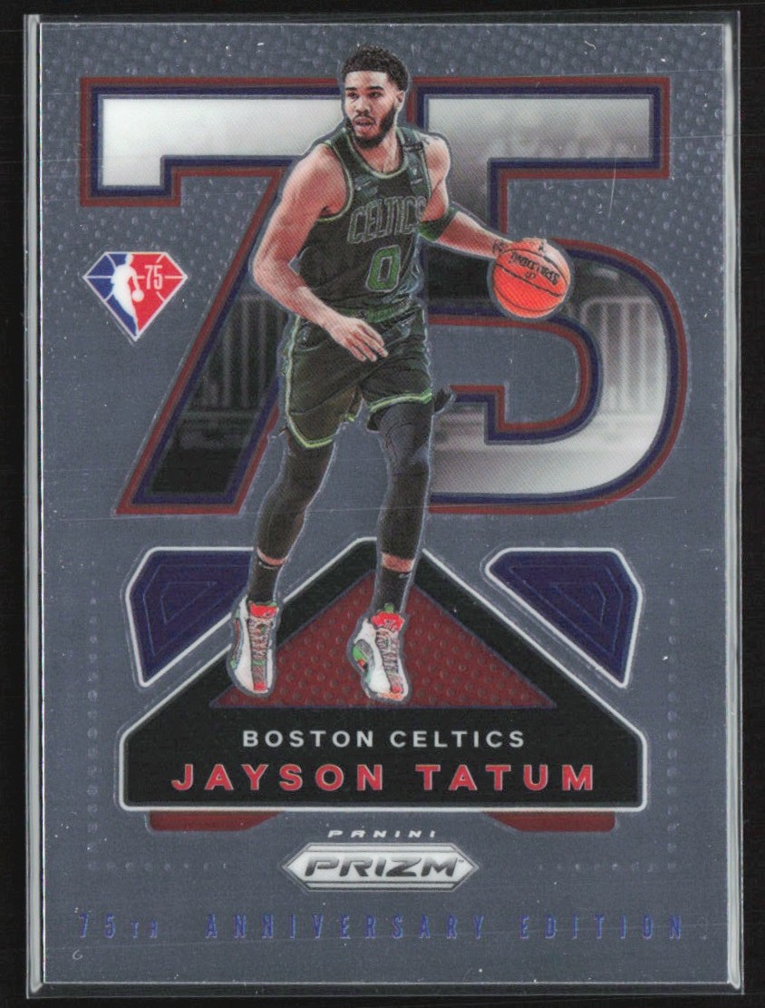 Jayson Tatum 2021-22 Panini Prizm NBA 75th Logo Retail #20 Boston