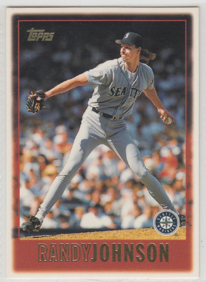 Topps Randy Johnson 1997 topps randy Johnson #325 on Kronozio