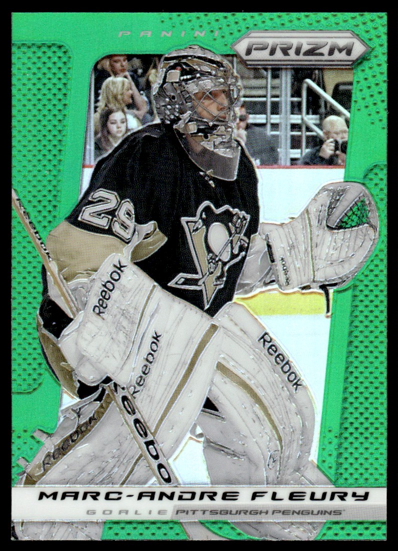 2013-14 Panini Prizm Prizms Green Marc-Andre Fleury Pittsburgh