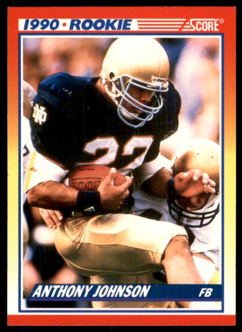 1990 Score Football Card Anthony Johnson #624