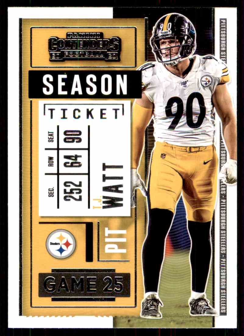 2020 Contenders T.J. Watt #18 | eBay