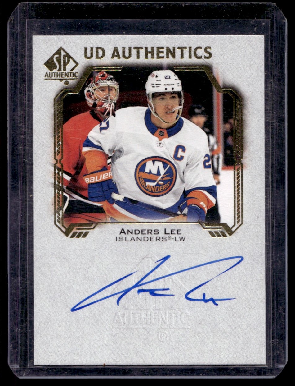 2021 22 SP Authentic UD Authentics Anders Lee UDA LE on Kronozio