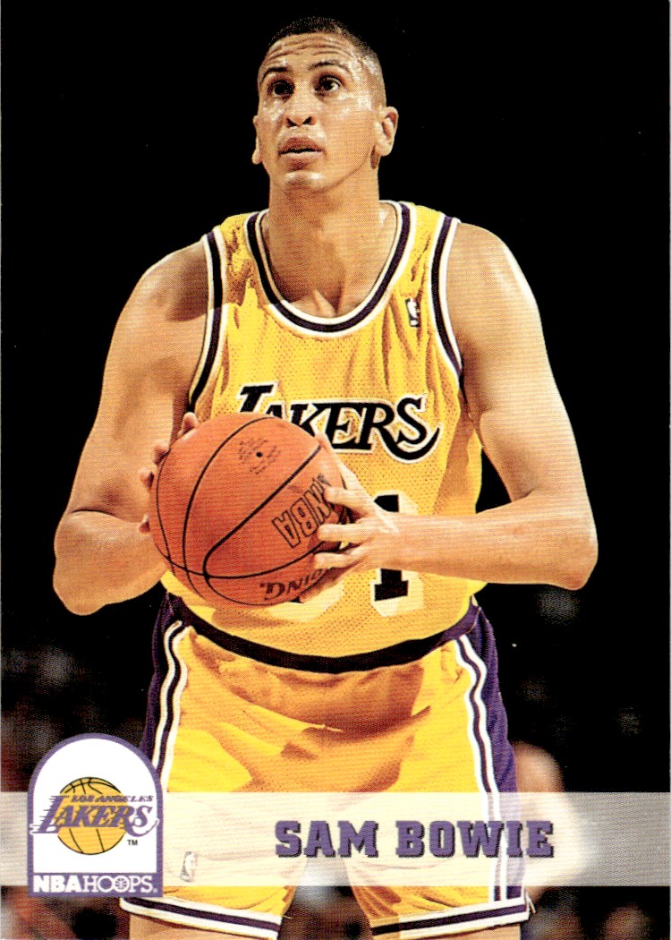 1993-94 NBA Hoops Basketball Card Sam Bowie Los Angeles Lakers 