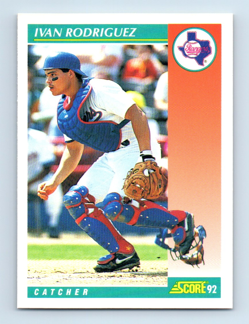 メジャーリーグ　カード　Ivan Rodriguez 1992 Score Ivan Rodriguez Texas Rangers #700 | eBay