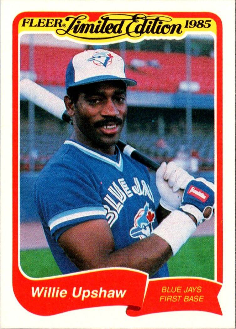 1985 Fleer Limited Edition Willie Upshaw #41 on Kronozio 1985 Fleer Limited Edition Willie Upshaw #41 on Kronozio