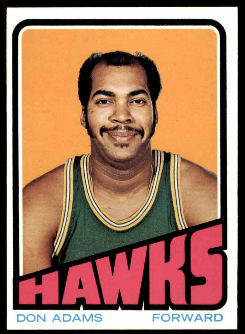 1972-73 Topps Nm-Super Nice-Make Offer Don Adams 14 Atlanta Hawks