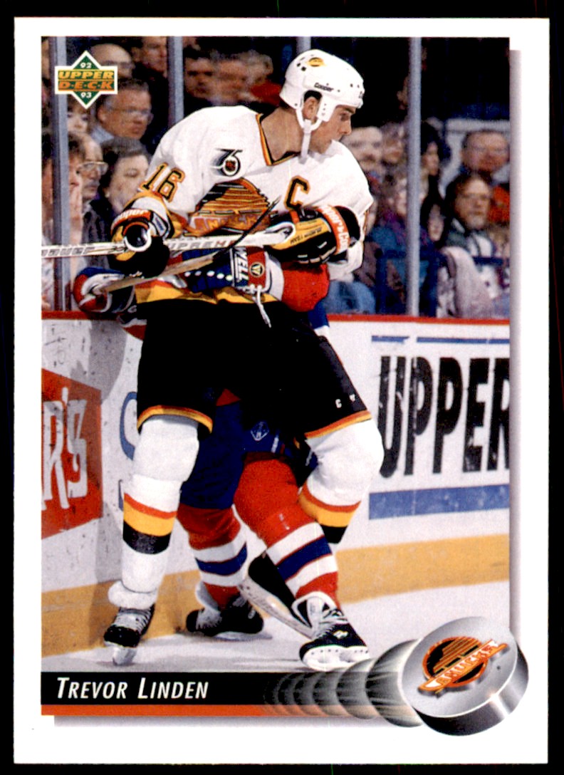 1992-93 Upper Deck Trevor Linden Vancouver Canucks #158 | eBay