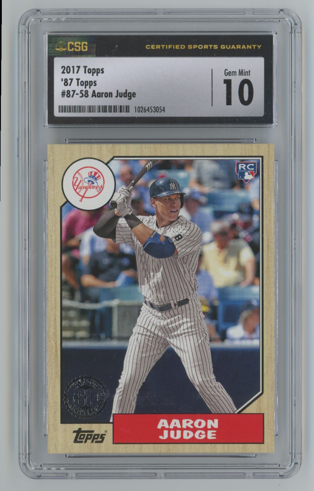 2017 Topps 1987 Topps Aaron Judge