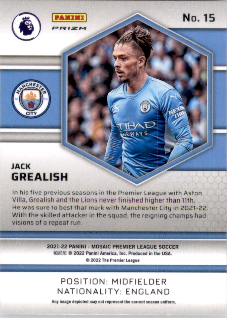 2021 Panini Mosaic English Premier League Mosaic Reactive Red Jack